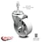 Service Caster Semi Steel Swivel Threaded Stem Caster w/Roller Bearing - 4" Wheel & 10MM Stem SCC-TS20S415-SSR-M1015 - alternate 2